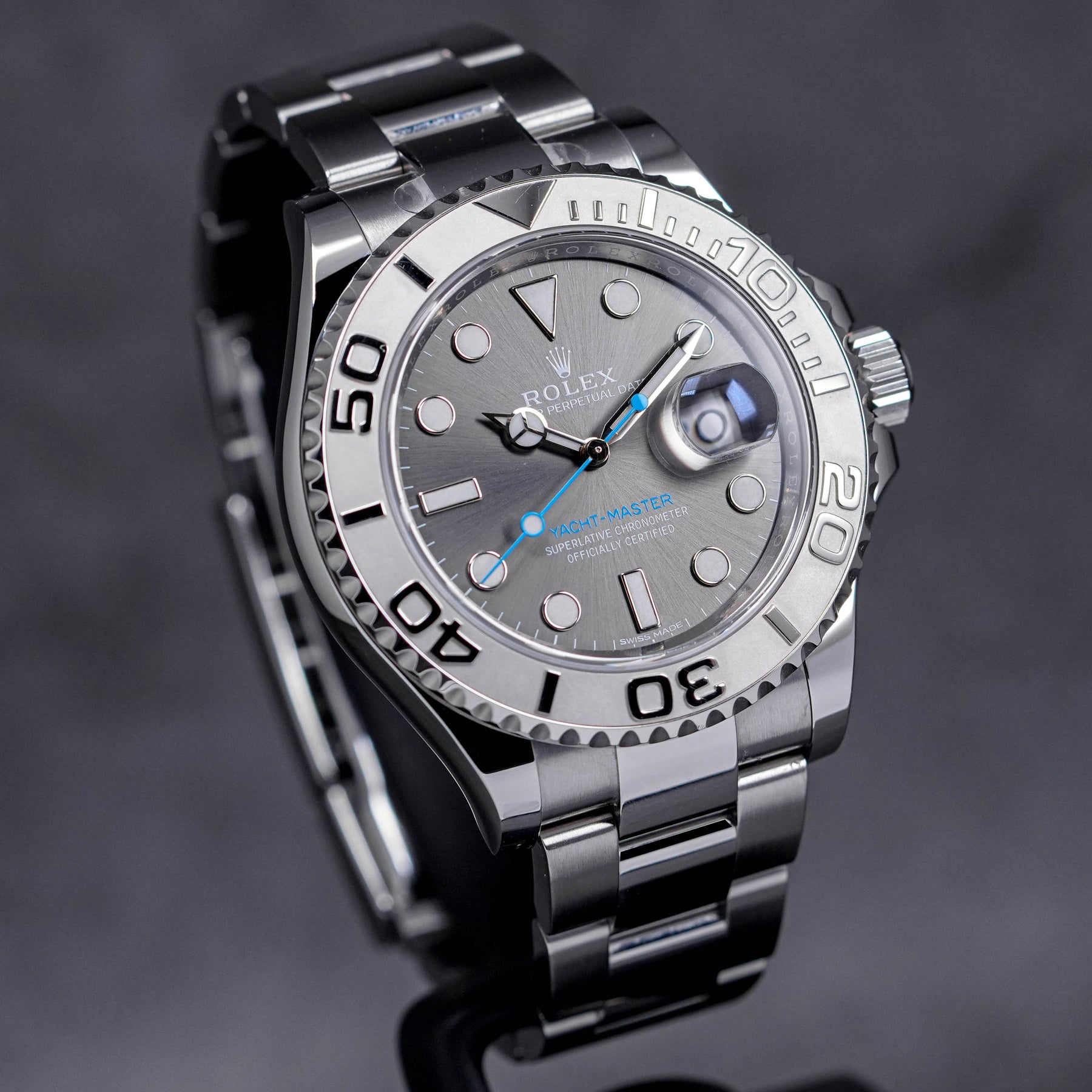 ROLEX YACHTMASTER PLATINUM RHODIUM