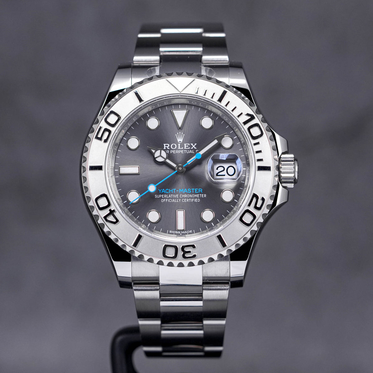 ROLEX YACHTMASTER PLATINUM RHODIUM