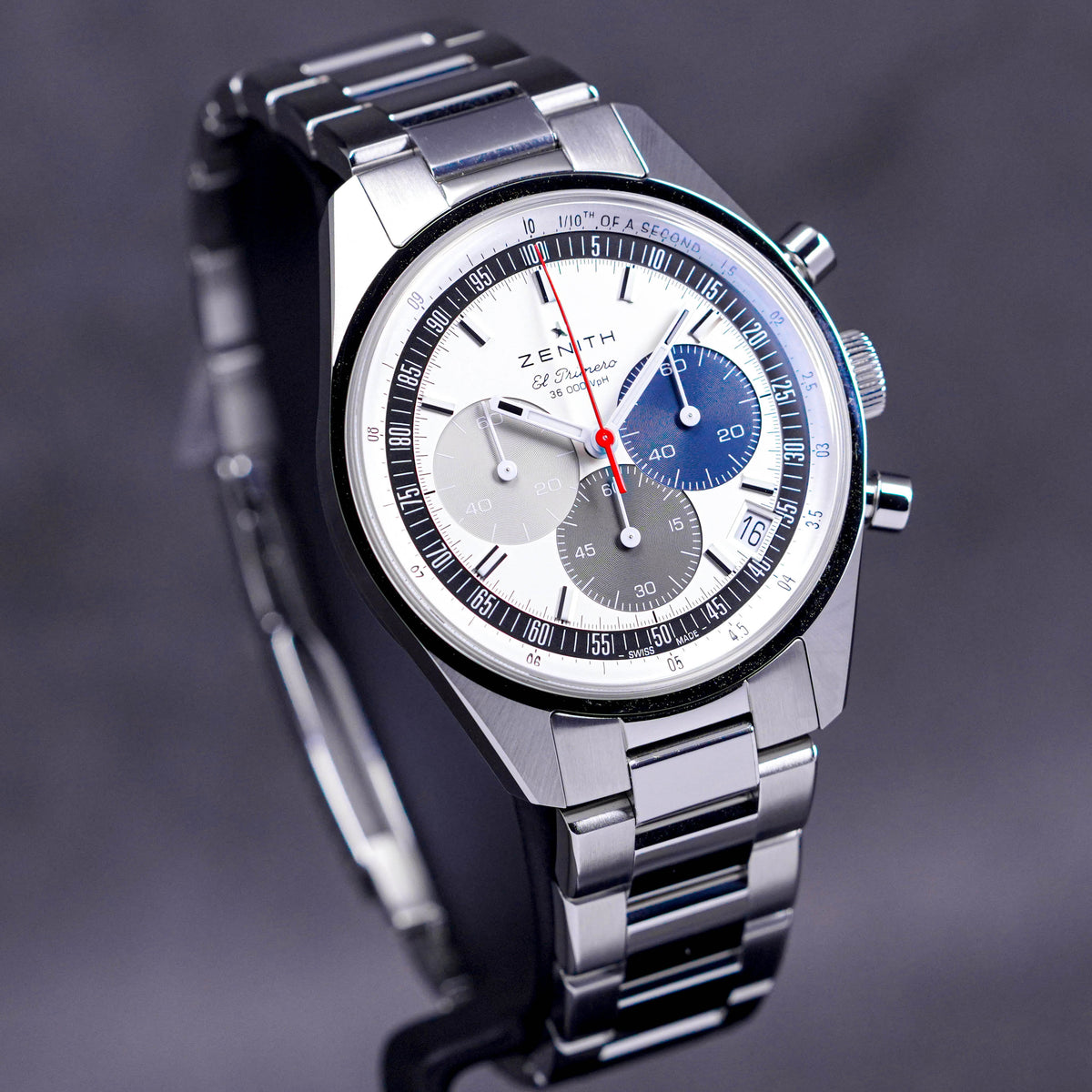 JAM TANGAN ZENITH EL PRIMERO CHRONOMASTER ORIGINAL WHITE DIAL (2022 ...