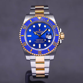 SUBMARINER DATE 40MM TWOTONE YELLOWGOLD BLUE DIAL (2019)