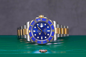 SUBMARINER DATE 40MM TWOTONE YELLOWGOLD BLUE DIAL (2019)